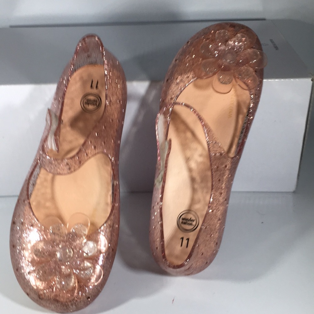 3/15 Wonder Nation Pink Jelly Shoes(CS2034)